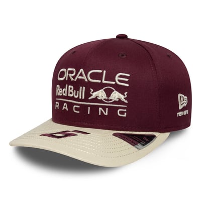 Isack Hadjar Red Bull Racing New Era Austin Grand Prix 9SEVENTY Adjustable Hat - Maroon/Khaki
