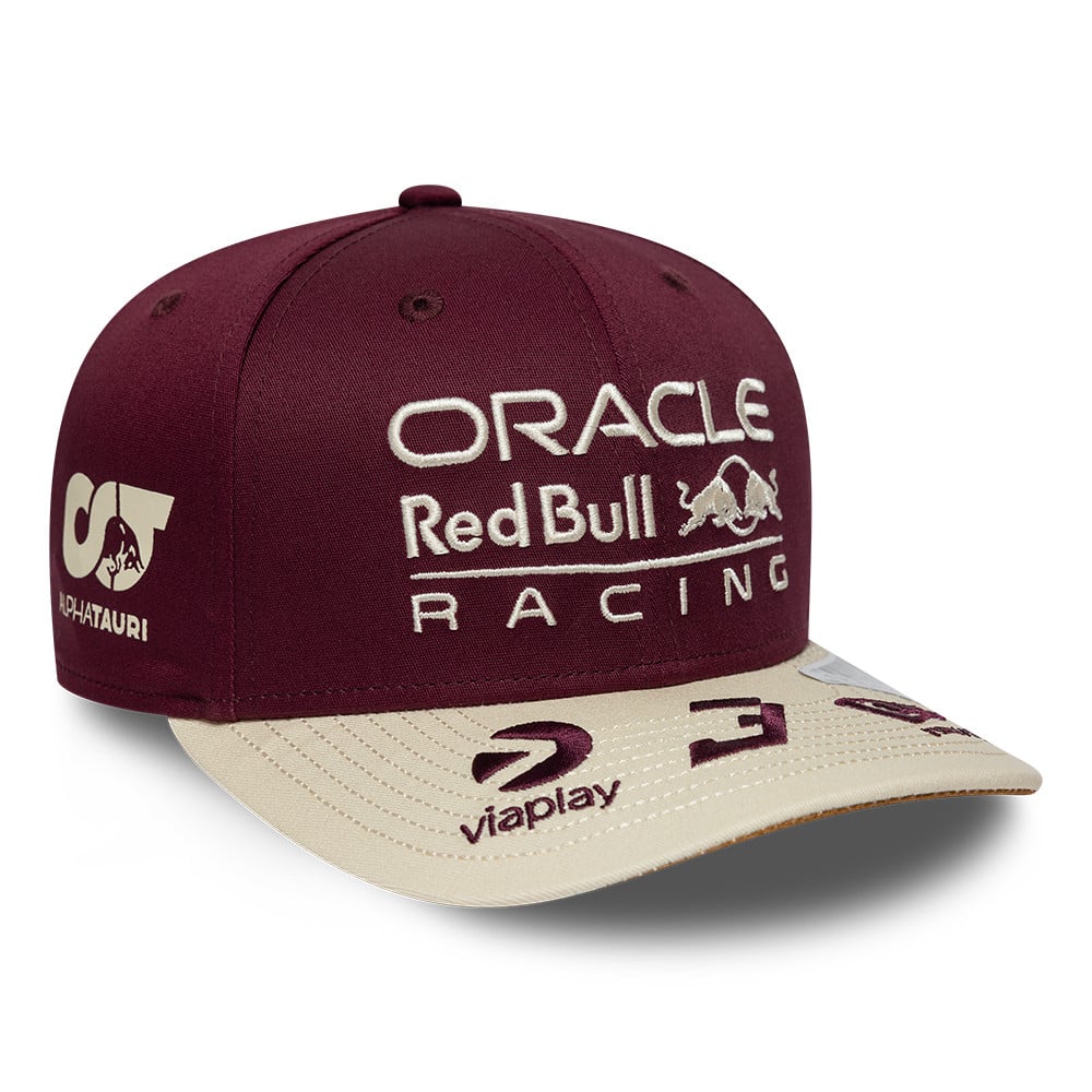 Casquette ajustable New Era Max Verstappen Red Bull Racing Austin Grand Prix 9SEVENTY, couleur bordeaux/kaki