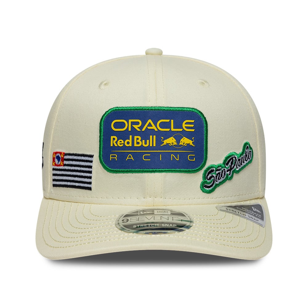 Men's New Era White Red Bull Racing Sao Paulo Grand Prix 9SEVENTY Adjustable Hat