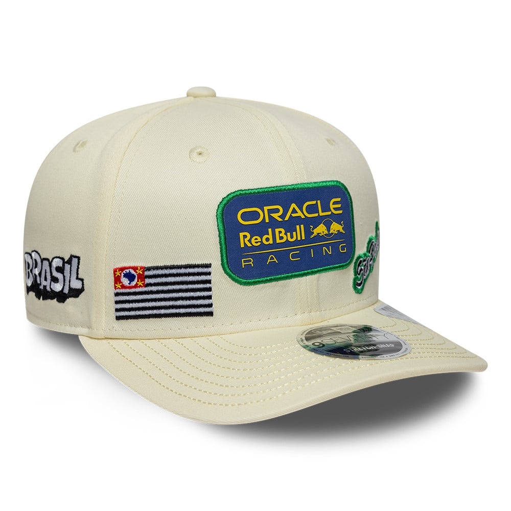 Men's New Era White Red Bull Racing Sao Paulo Grand Prix 9SEVENTY Adjustable Hat