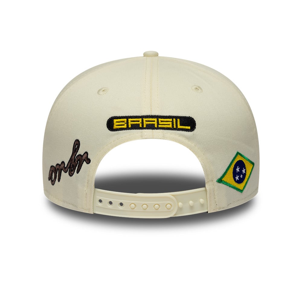 Men's New Era White Red Bull Racing Sao Paulo Grand Prix 9SEVENTY Adjustable Hat