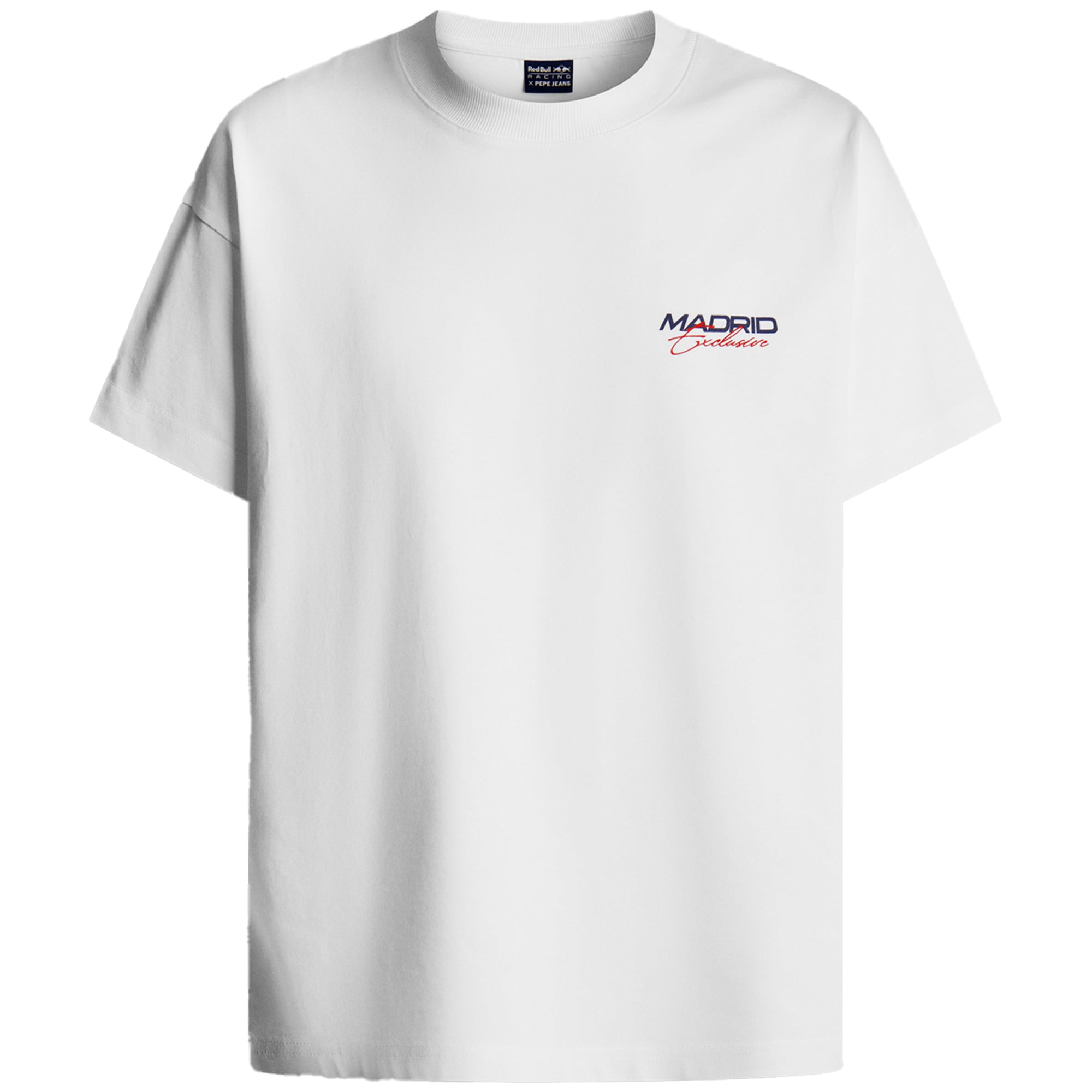 Men's Pepe Jeans White Red Bull Racing Madrid Exclusive T-Shirt