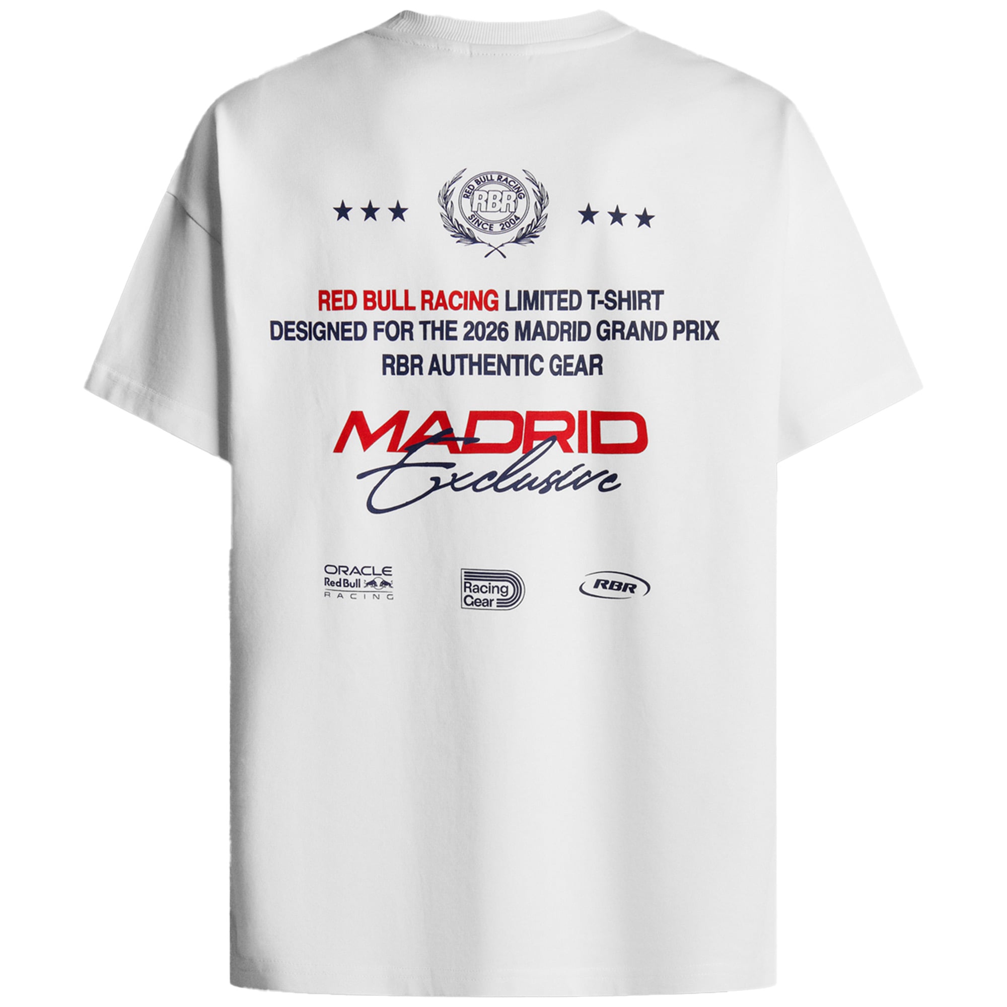 Men's Pepe Jeans White Red Bull Racing Madrid Exclusive T-Shirt