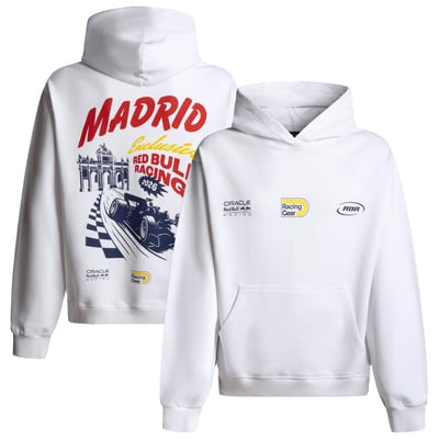 Red Bull Racing Pepe Jeans Puerta Alcala Hoodie - White