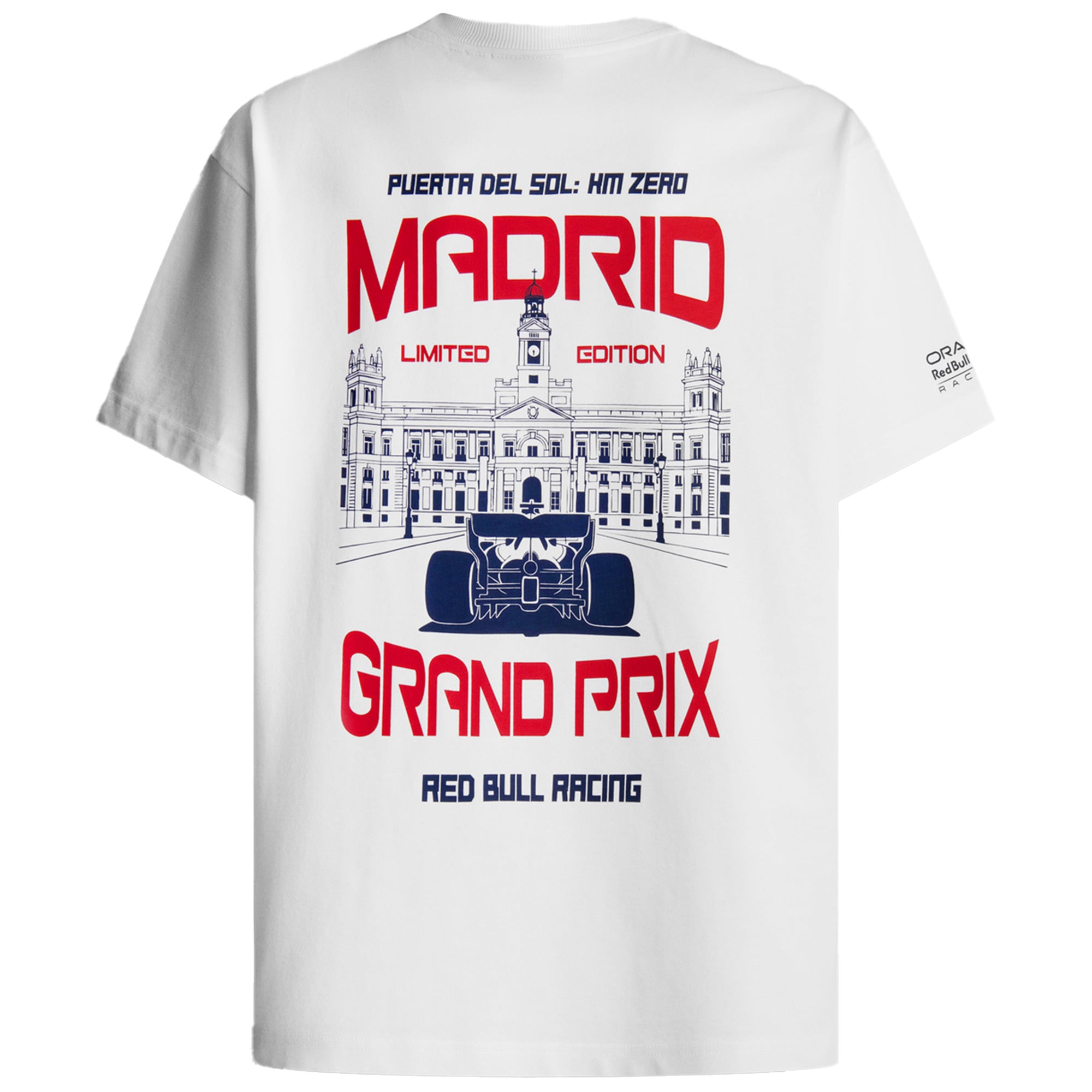 Men's Pepe Jeans White Red Bull Racing Puerta Del Sol T-Shirt