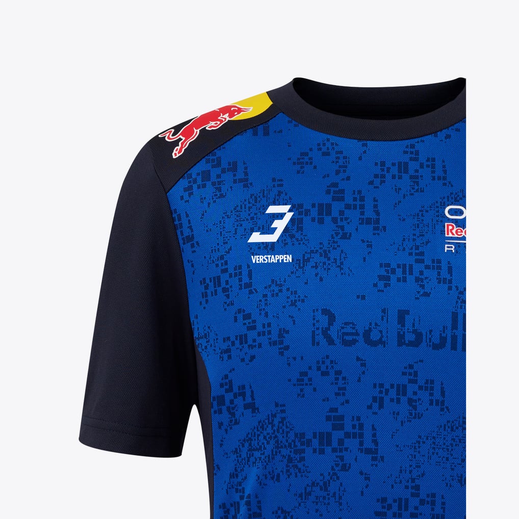 Red Team Cod Oracle Red Bull Racing 2026 Team Max Verstappen Driver T-Shirt - Kids
