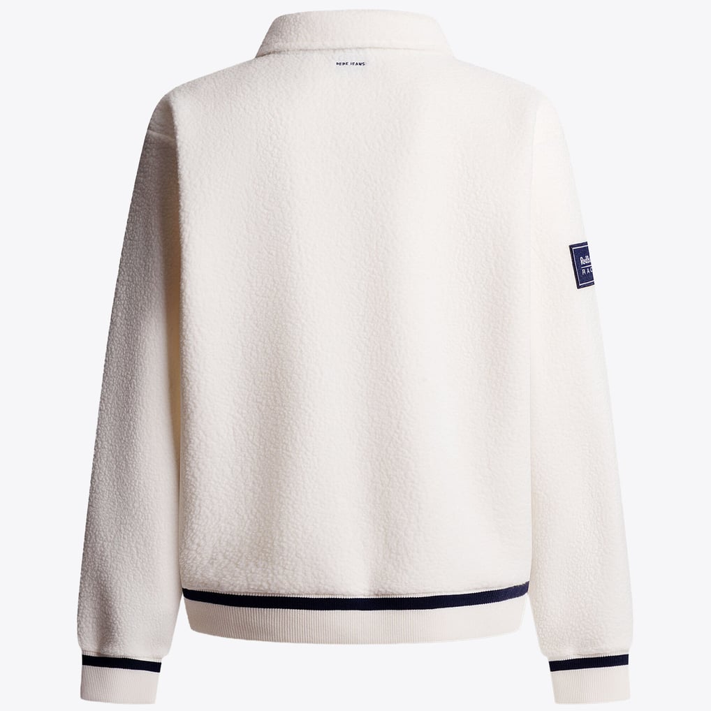Oracle Red Bull Racing Pepe Jeans Half Zip Fleece - Off White