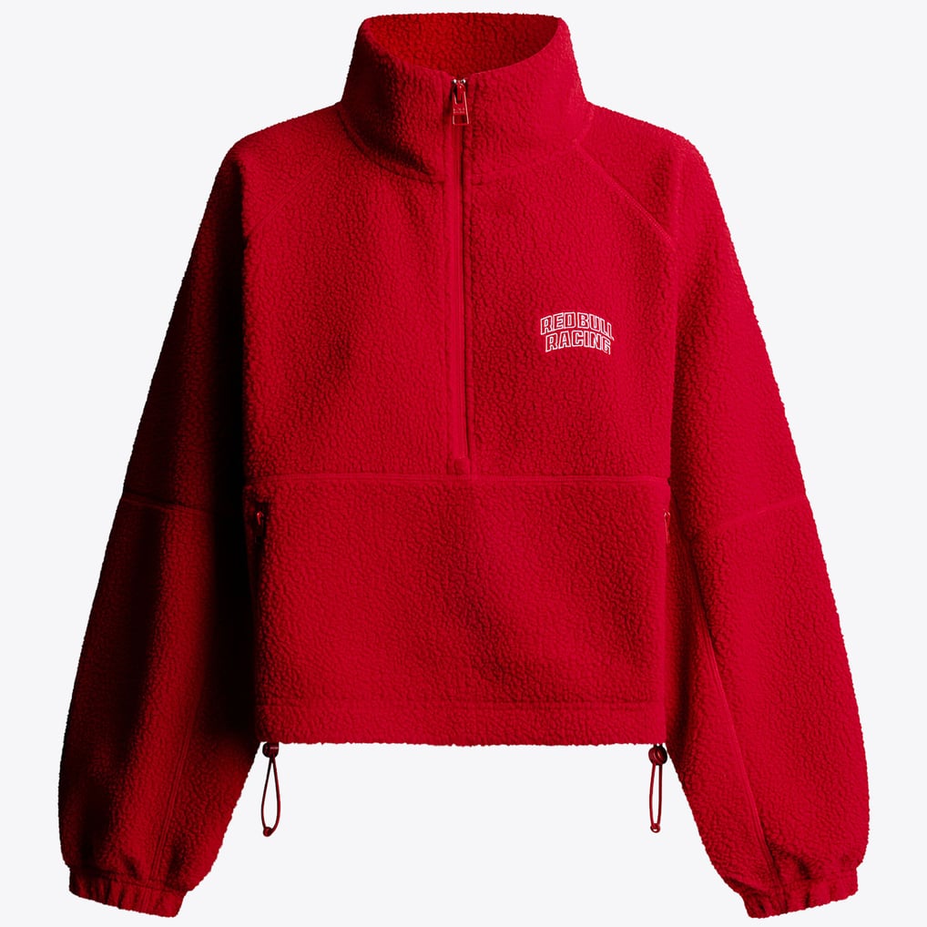 Oracle Red Bull Racing Pepe Jeans Half Zip Fleece - Red - Womens