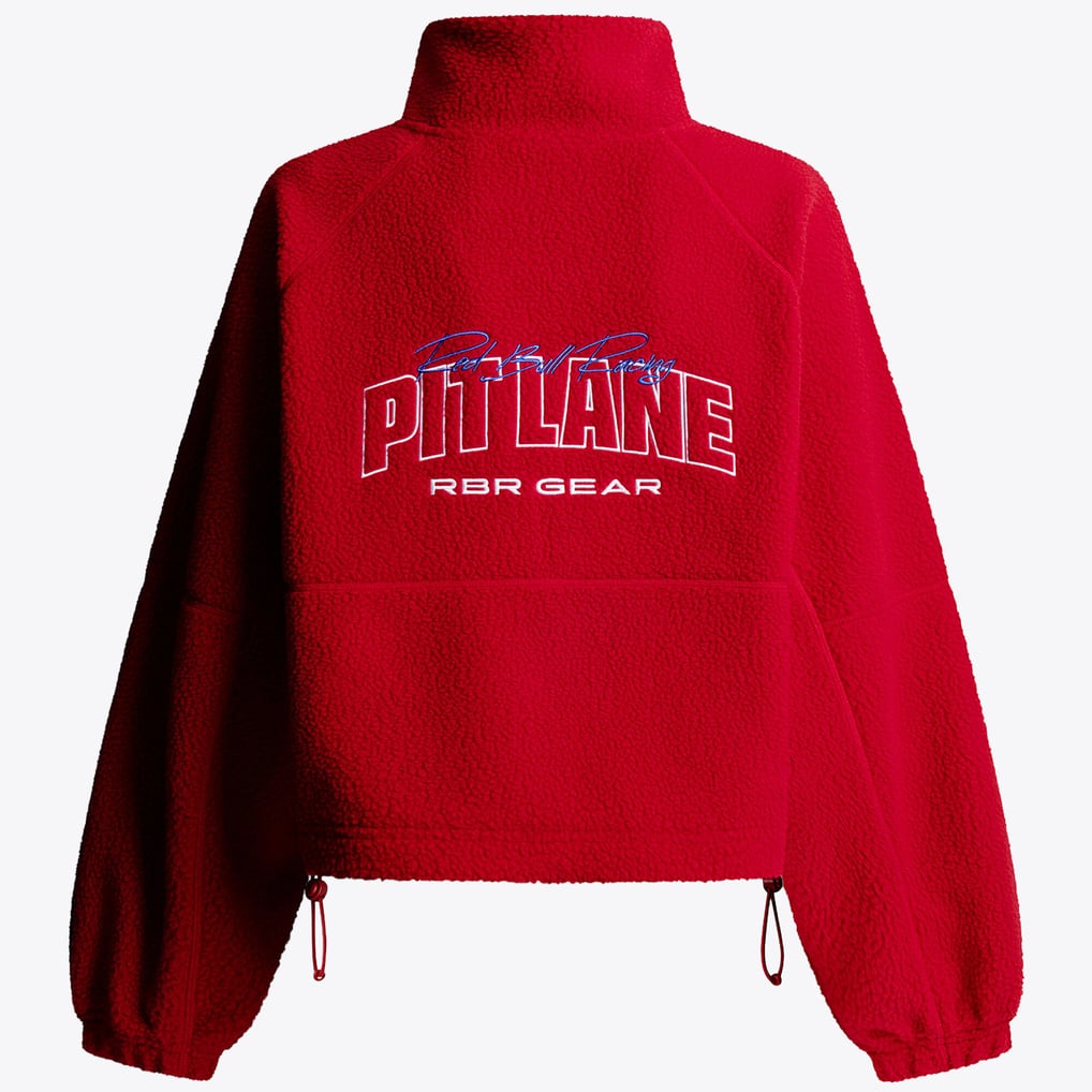 Oracle Xs Oracle Red Bull Racing Pepe Jeans Half Zip Fleece - Red - Womens