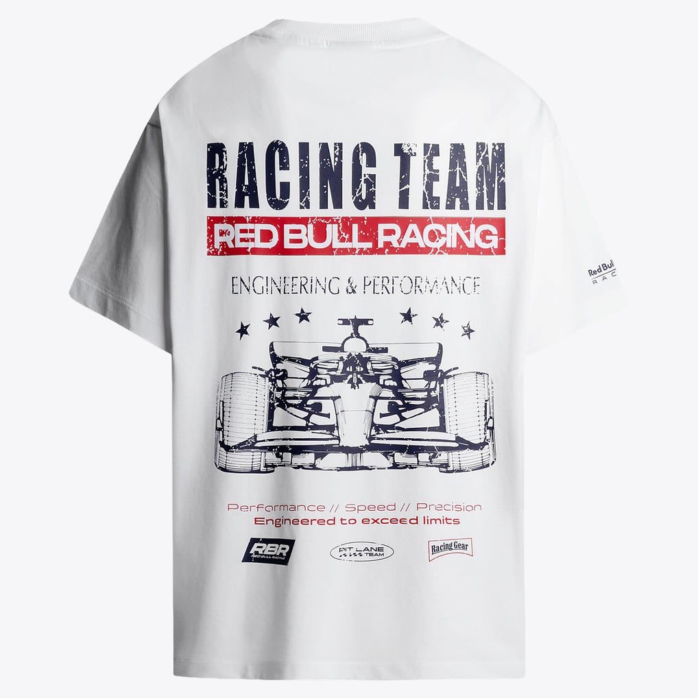 Oracle Red Bull Racing Pepe Jeans Racing Car T-Shirt - Off White