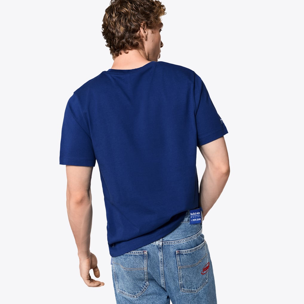 Oracle Red Bull Racing Pepe Jeans 反光标志 T 恤 - 蓝色