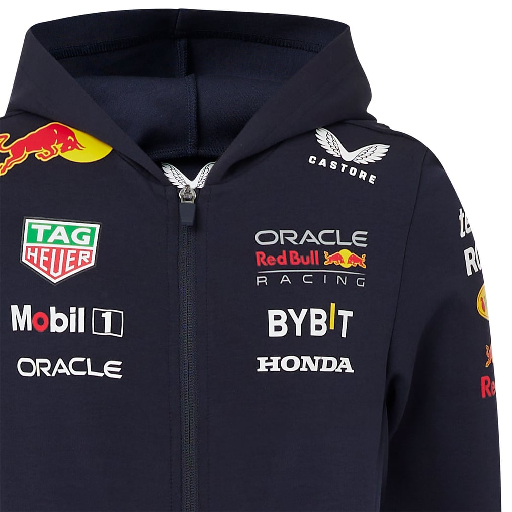 Red Bull Racing 2024 Team Full Zip Hoodie - Kids