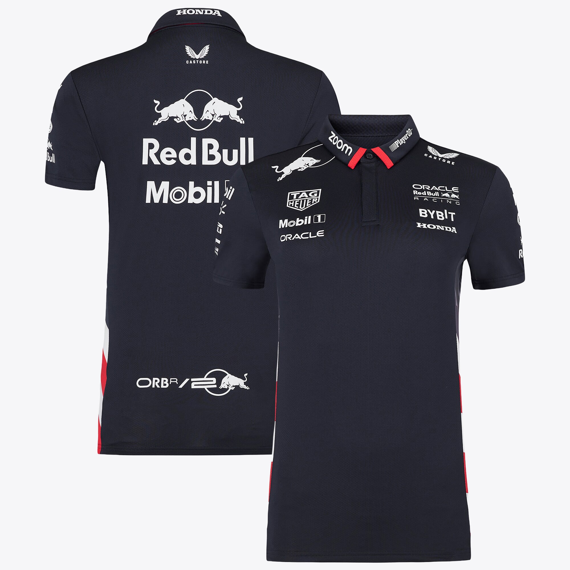 Red Bull バイソンロゴ 半袖ポロシャツ ホワイト XXL