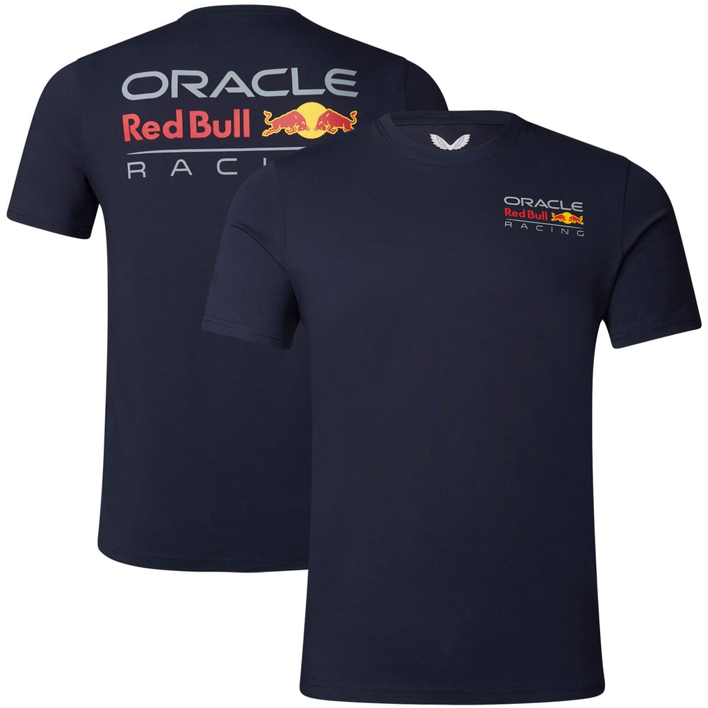 Red Bull Racing ラージ ロゴ T シャツ - ネイビー - ユニセックス