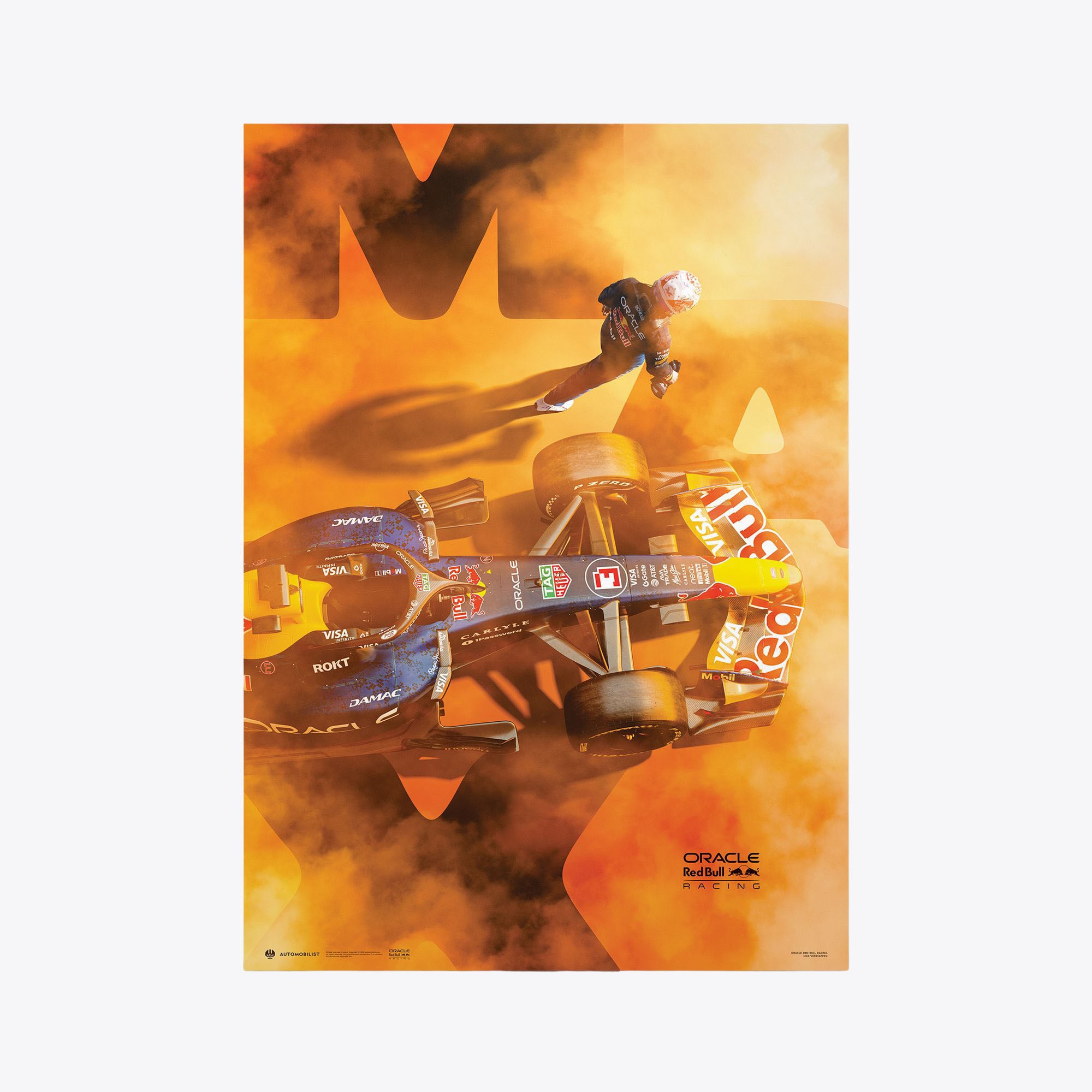 Póster oficial Red Bull Racing Max Verstappen 2026