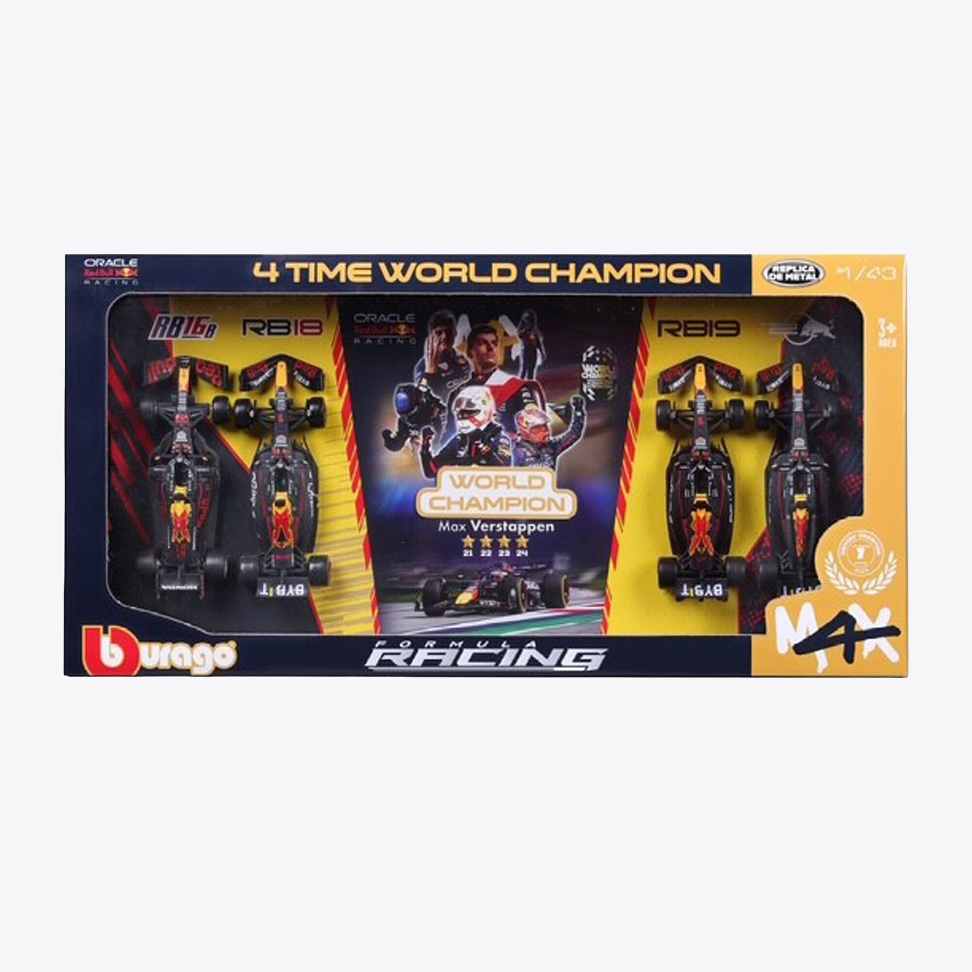 Red Bull Racing Max Verstappen – 4-facher Weltmeister – Sammlermodell ...