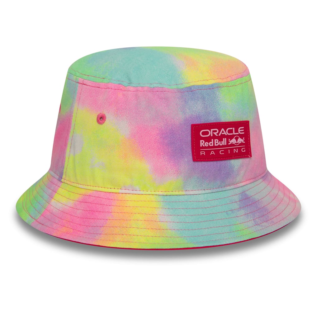 Red Bull Racing New Era Tie Dye Denim Bucket Hat