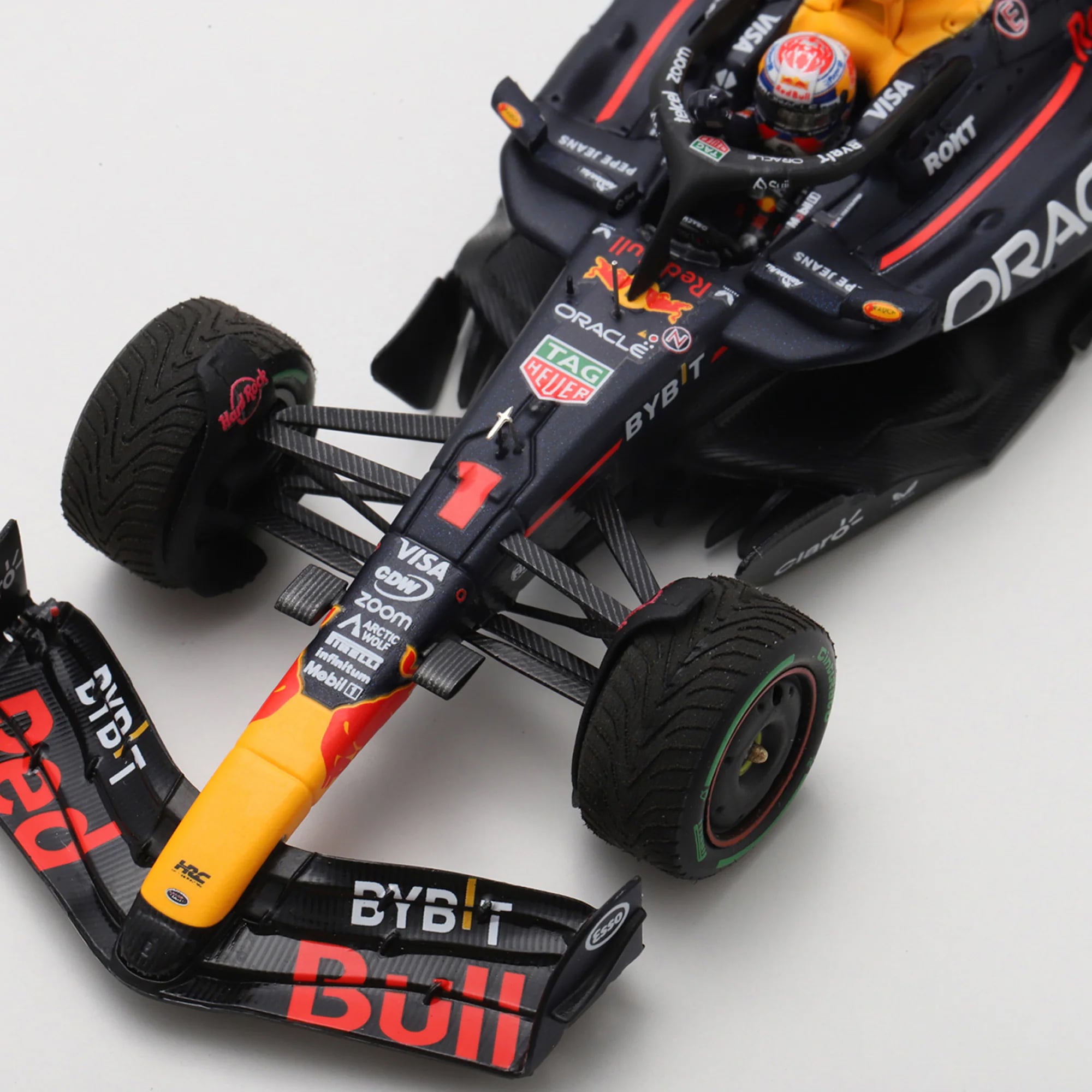 Spark Models Max Verstappen Red Bull Racing 2024 Brazilian GP Winner #1 1:43 Scale Die-Cast Car