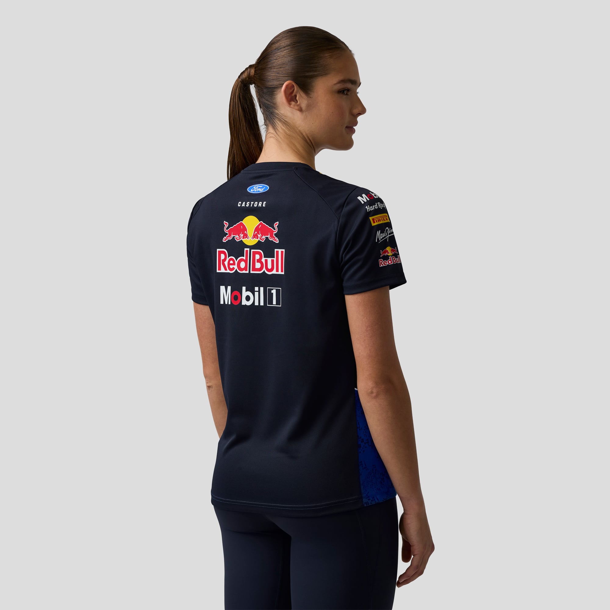Women's Castore Blue/Navy Red Bull Racing Set Up AerTek T-Shirt