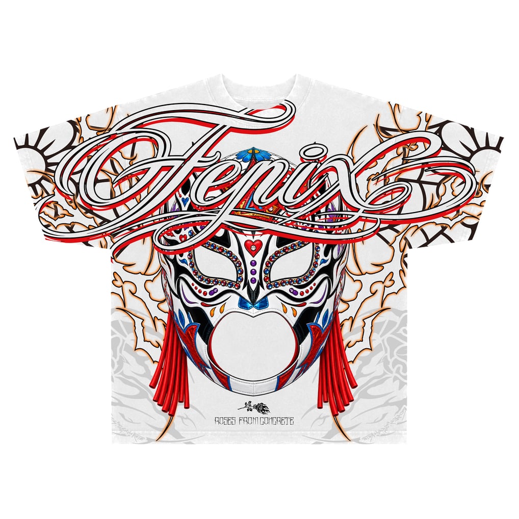 Men's Civil Regime x WWE White Rey Fenix Día de Muertos American ...