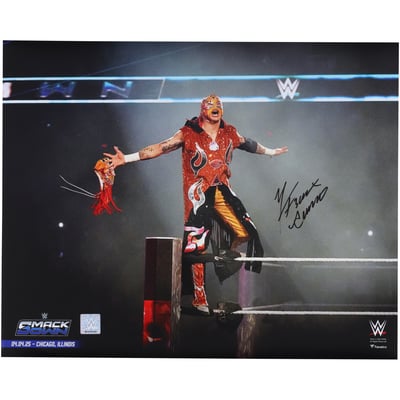 Rey Fénix WWE Autographed Fanatics Authentic 16" x 20" WWE Debut Photograph with "Animo" Inscription