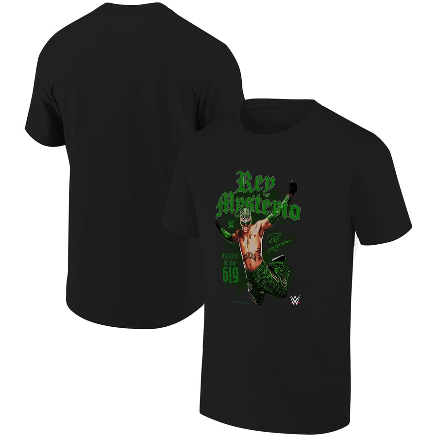 Rey Mysterio 619 Shirt Vintage 90's WWE Rey Mysterio Wrestling 619 Red