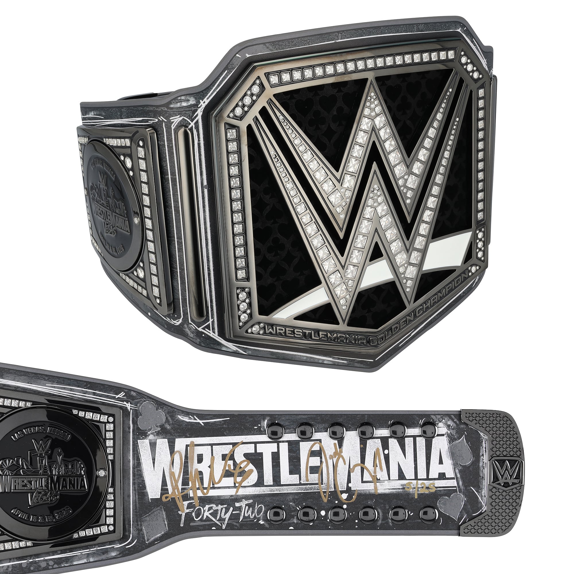 Jade Cargill & Rhea Ripley WWE Autographed WrestleMania 42 Golden ...