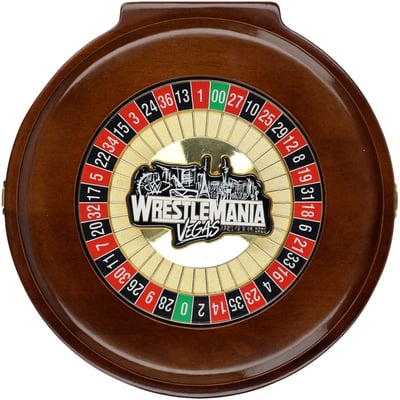 Rhea Ripley Autographed WrestleMania 42 Poker Table Mini Title - Limited Edition #1/25