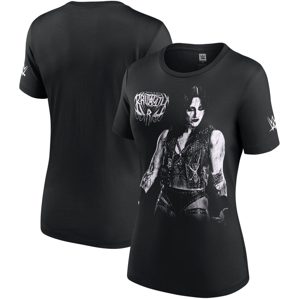 T-shirt Rhea Ripley Ripple Junction – Bloody Christmas Albero Di Natale Taglia L - Foto 2