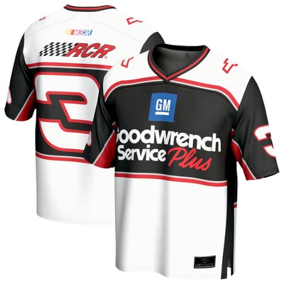  Richard Childress Racing ProSphere Youth Football Fashion Jersey - White/Black