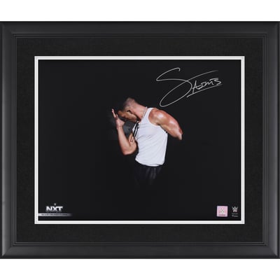 Ricky Saints WWE Autographed Fanatics Authentic Framed 16" x 20" NXT Debut Photograph  