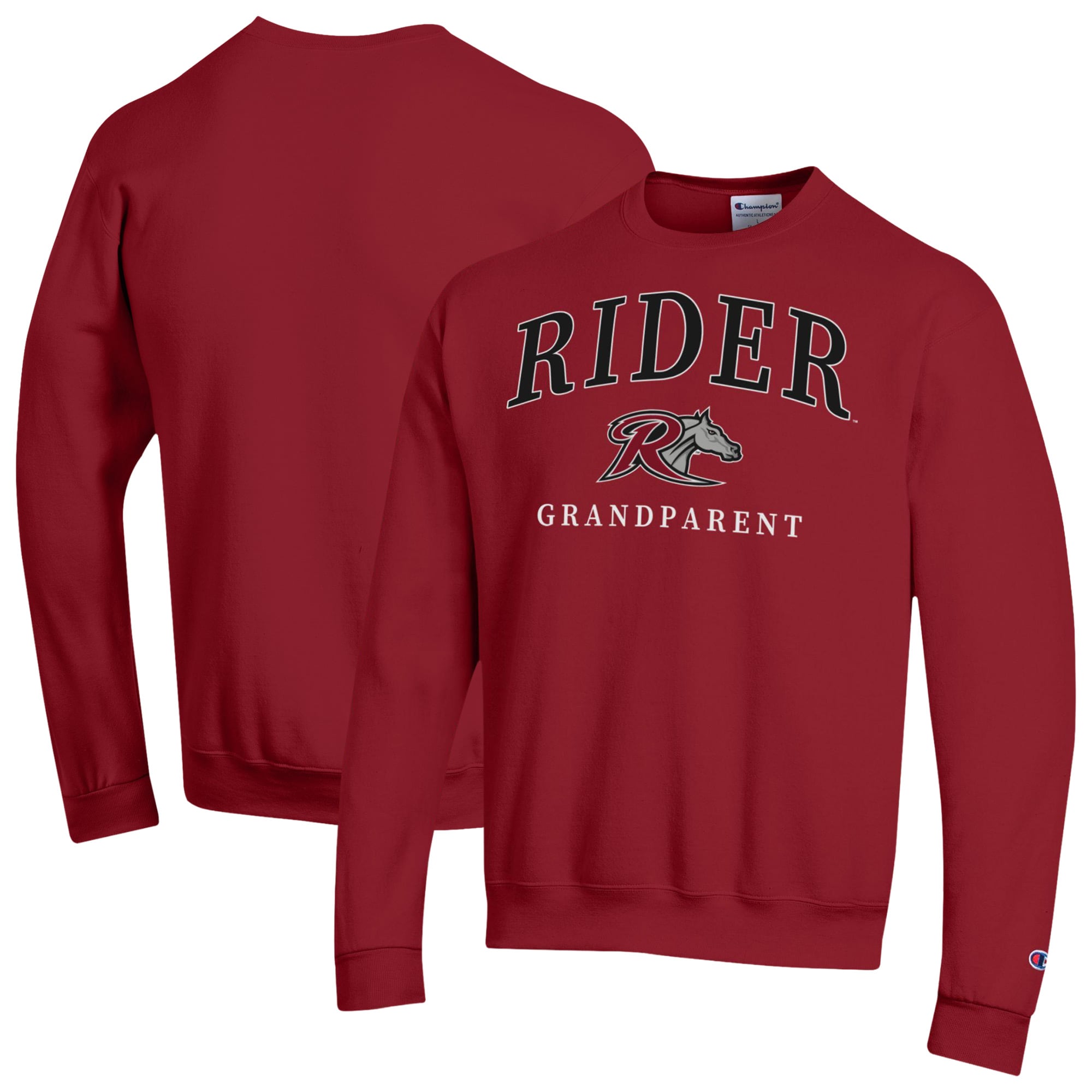 Unisex Champion Cardinal Rider Broncs Arch Grandparent Eco Powerblend ...