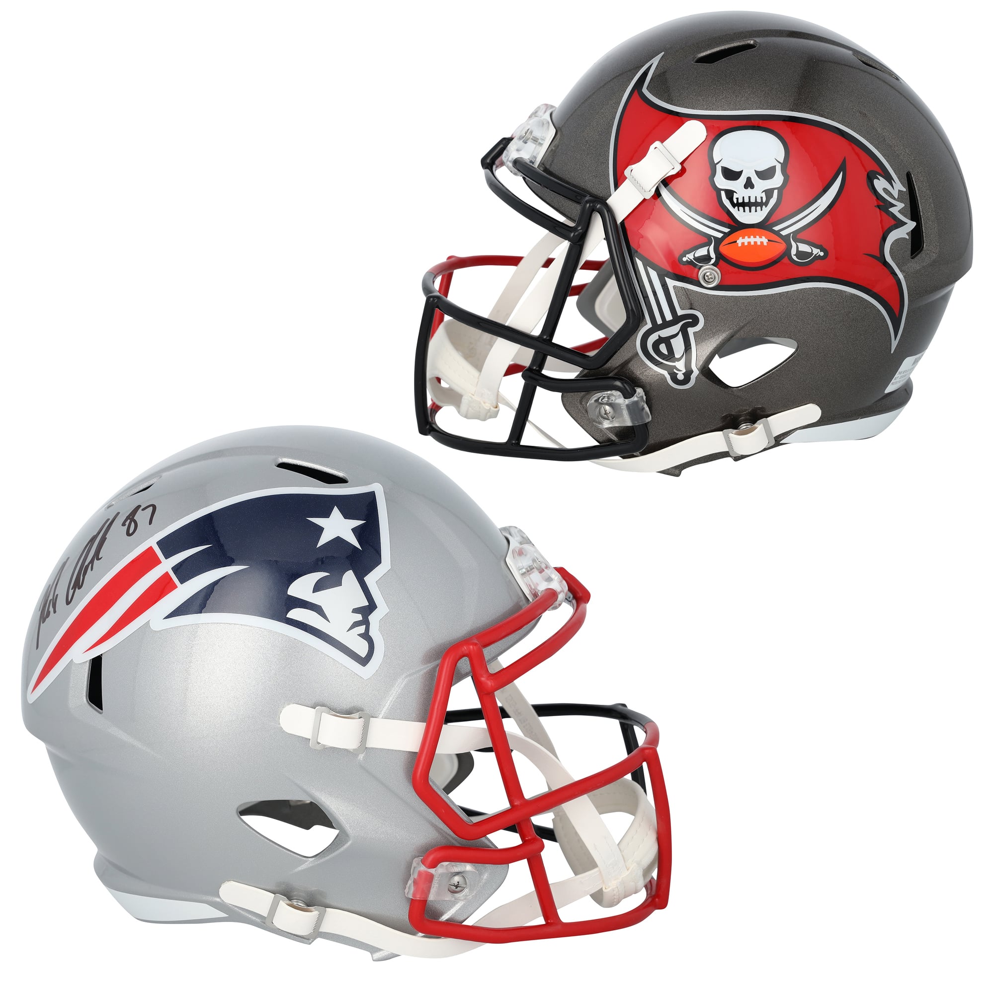 Rob Gronkowski Autographed Riddell Speed Replica Helmet