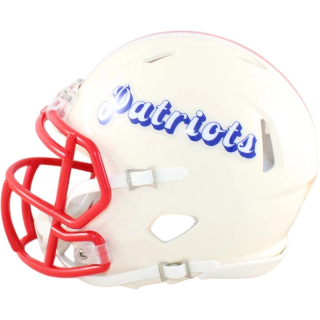 Rob Gronkowski Signed New England Patriots Mini Helmet Retro Beckett W ...