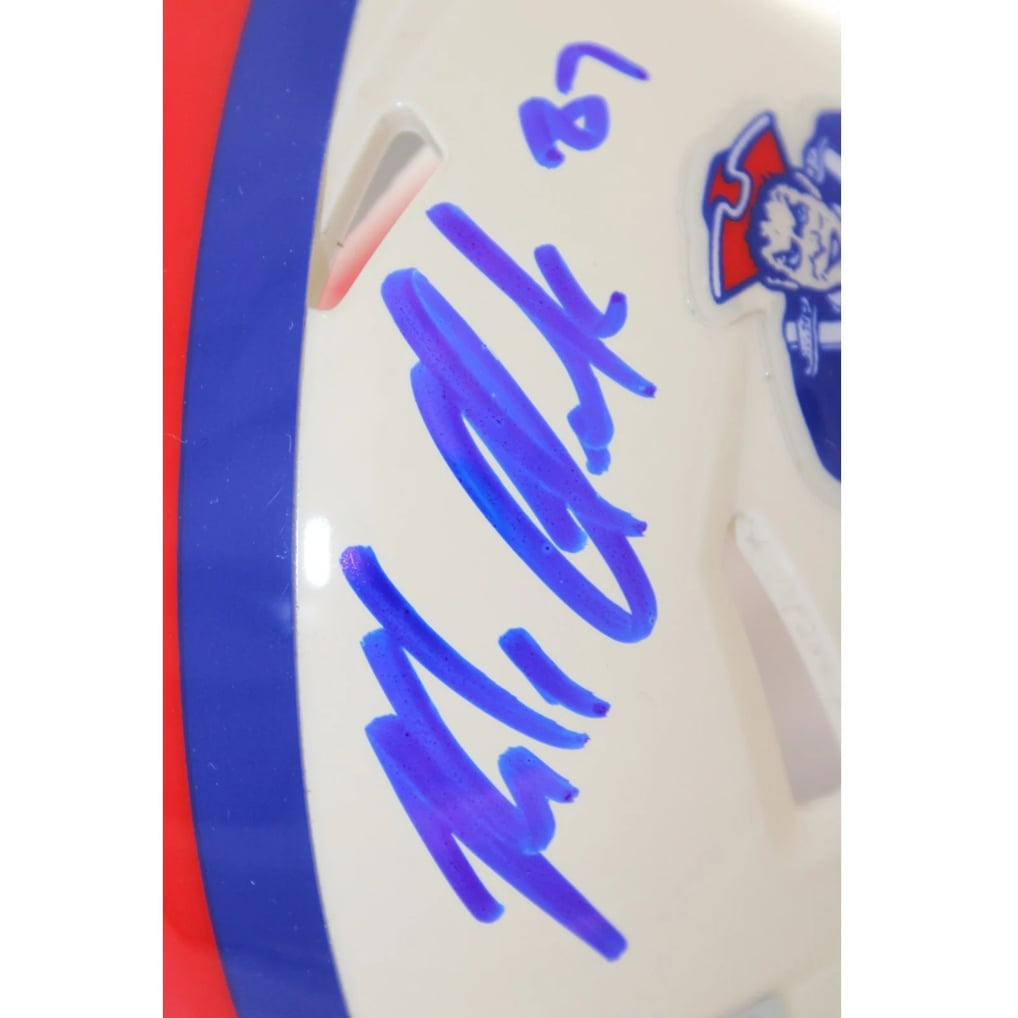 Rob Gronkowski Signed New England Patriots Mini Helmet Retro Beckett W ...