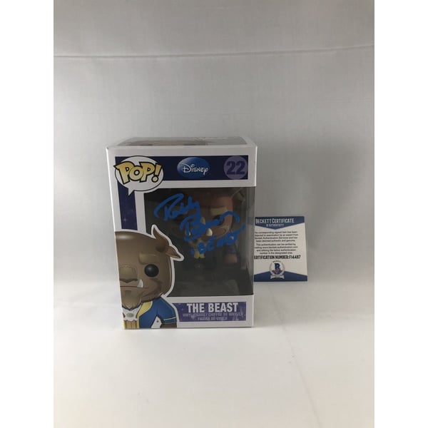 Robby Benson Signed Disney Beauty And The Beast Beast Funko Pop 