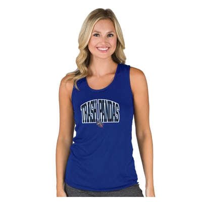 Rocket City Trash Pandas Concepts Sport Women's Marathon Racerback Tank Top - Royal