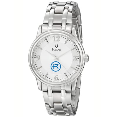 Rockhurst Hawks Bulova Stainless Steel Quartz Watch - Silver