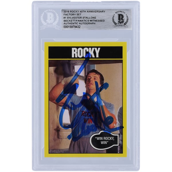 2016 Topps Rocky 40th Anniversary Complete Factory Set