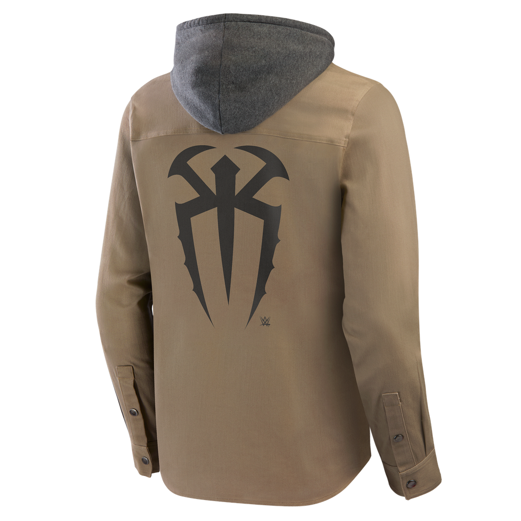 Men's Darius Rucker Collection by Fanatics Tan Roman Reigns Full-Snap ...