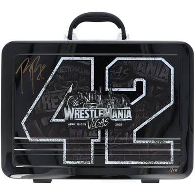 Roman Reigns Autographed WrestleMania 42 Briefcase - Limited Edition #1/10