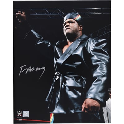 Ron Simmons WWE Autographed Fanatics Authentic 16" x 20" Raising Hand Pose Photograph  