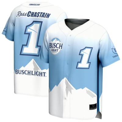  Ross Chastain ProSphere Baseball Fashion Jersey - Light Blue
