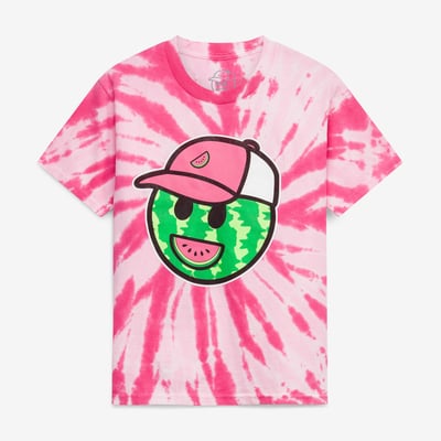  Ross Chastain Classic Ink Youth Tie-Dye Melon Man T-Shirt - Pink