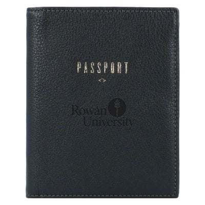 Rowan Profs Fossil Travel RFID Passport Case - Black