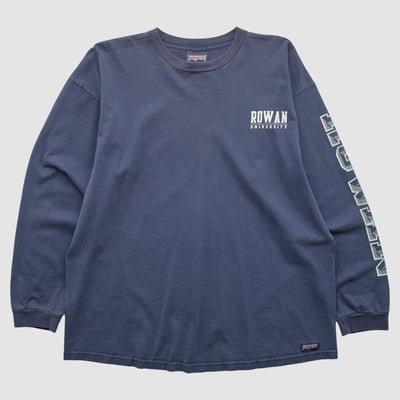 Rowan Profs Jansport 90s Long Sleeve T-shirt - Navy - 2XL by Fanatics Real Vintage