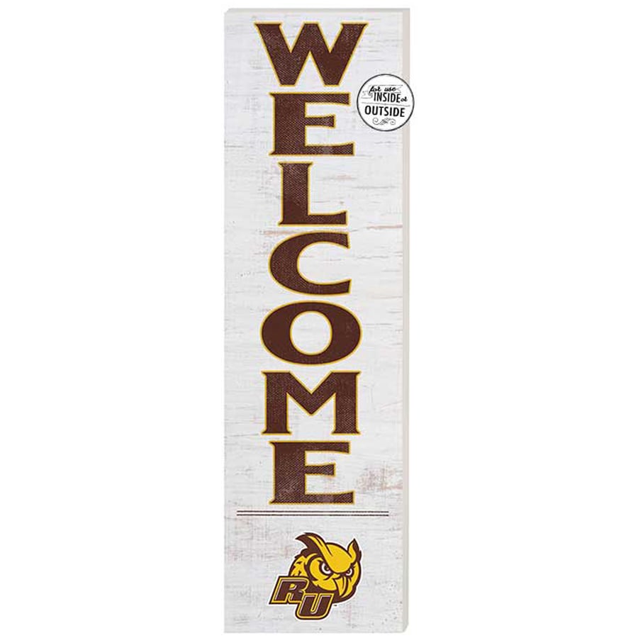 Profs Sign White Rowan Profs 10'' x 35'' Indoor/Outdoor Welcome Sign
