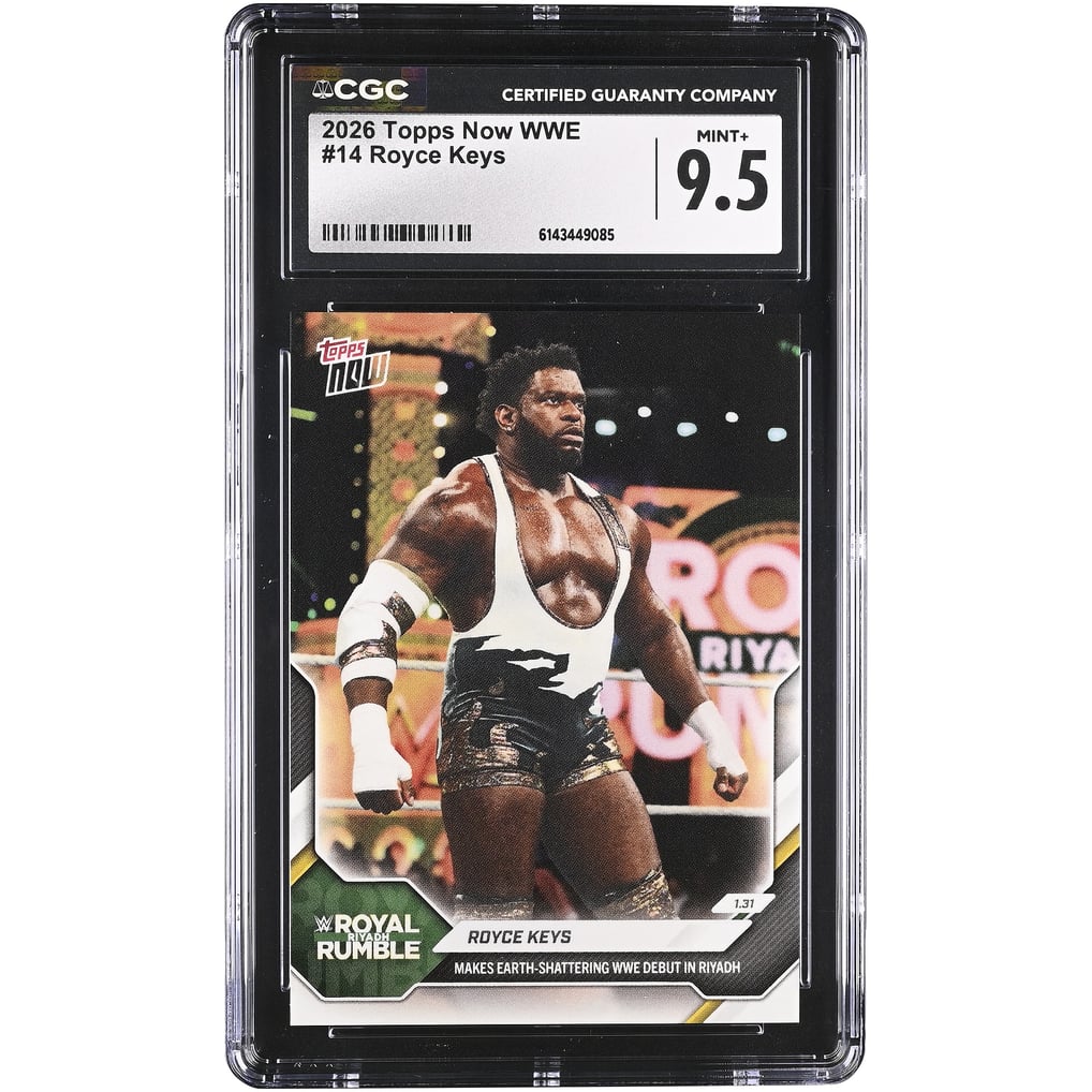 Royce Keys WWE 2026 Topps Now WWE Makes Earth-Shattering WWE Debut in ...