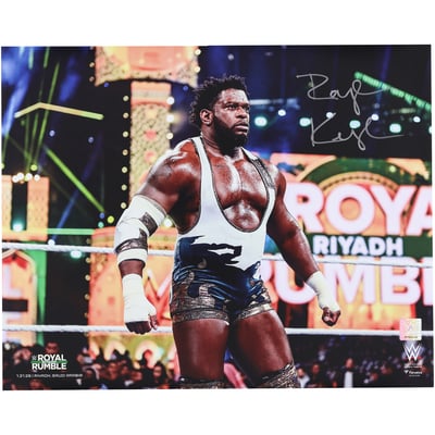 Royce Keys WWE Autographed Fanatics Authentic 16" x 20" Royal Rumble 2026 WWE Debut Photograph