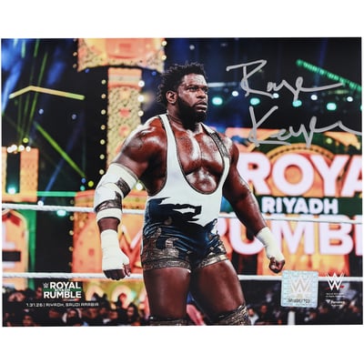 Royce Keys WWE Autographed Fanatics Authentic 8" x 10" Royal Rumble 2026 WWE Debut Photograph